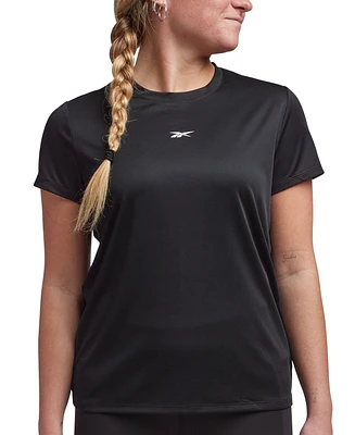 Reebok Women's Active Identity Performance Logo Tech T-Shirt