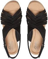 Clarks Women's Giselle Ivy Wedge Sandals
