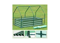 Aoodor 51''x39''x35.4''. Green Outdoor Mini Greenhouse Water Resistant - Green