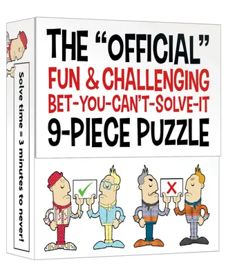 All Things Equal the "Official" Fun Challenging Bet-You-Can'T-Solve-It 9-Piece Puzzle