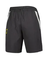 Men's adidas Charcoal Columbus Crew 2023 Player Travel Shorts