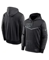 Men's Nike Black Washington Commanders Rflctv Chevron Pullover Hoodie