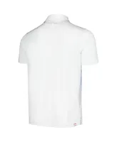 Men's Puma White The Players Volition Jet Polo Shirt