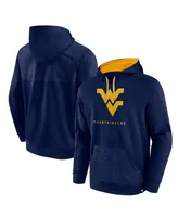 Men's Fanatics Navy West Virginia Mountaineers Defender Pullover Hoodie