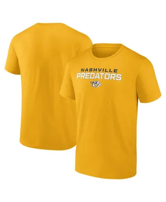 Men's Fanatics Gold Nashville Predators Barnburner T-shirt