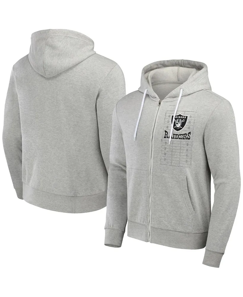 Men's Nfl x Darius Rucker Collection by Fanatics Heather Gray Las Vegas Raiders Domestic Full-Zip Hoodie