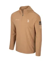 Men's Colosseum Khaki Ucla Bruins Oht Military-Inspired Appreciation Cloud Jersey Desert Quarter-Zip Pullover Hoodie