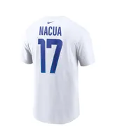 Men's Nike Puka Nacua White Los Angeles Rams Player Name and Number T-shirt