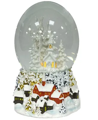 Ashfield & Harkness Winterland Church Snow Globe