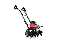 Corded Electric Tiller and Cultivator 9-Inch Tilling Depth