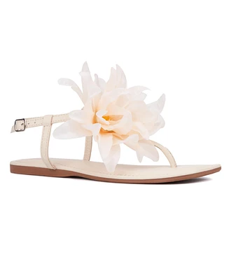 Women's Flower T-Strap Sandal