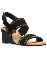 Clarks Kyarra Rose Espadrille Wedge Heel Sandals