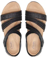Clarks Women's Calenne Clara Strappy Wedge Sandals