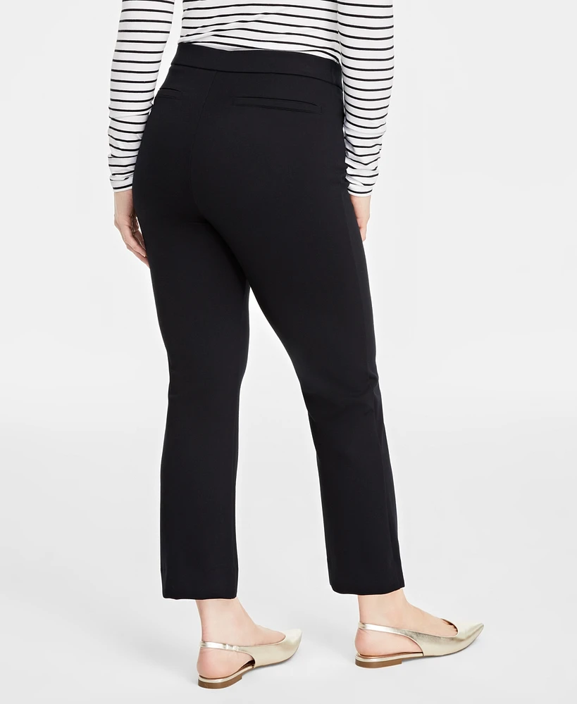 On 34th Women's Ponte-Knit Pull-On Ankle Pants, Created for Macy's