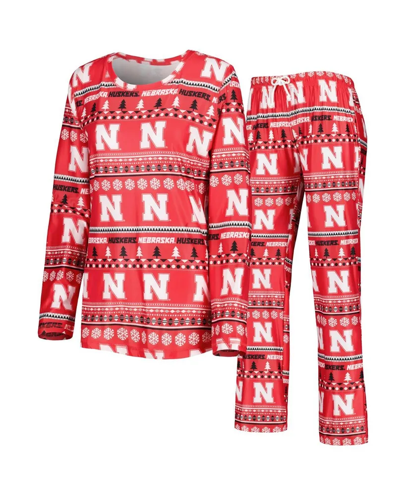 Nebraska Huskers Gameday Couture Women's Team Effort Pullover Sweatshirt &  Shorts Sleep Set - Ash