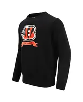 Men's Pro Standard Black Cincinnati Bengals Prep Knit Sweater