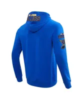 Men's Pro Standard Blue St. Louis Blues Classic Chenille Full-Zip Hoodie Jacket