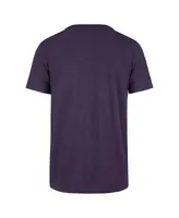 Men's '47 Brand Purple Distressed Los Angeles Lakers All Out Scrum T-shirt