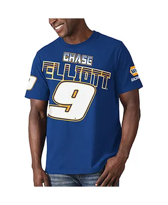 Men's Starter Royal Chase Elliott Special Teams T-shirt