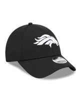 Youth Boys and Girls New Era Black Denver Broncos Main B-Dub 9FORTY Adjustable Hat