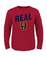 Big Boys Red Real Salt Lake Showtime Long Sleeve T-shirt