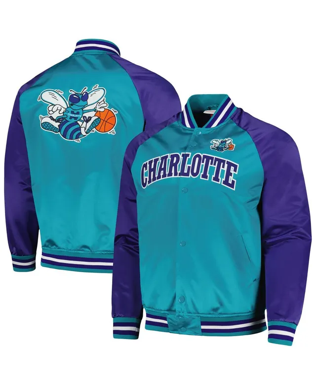 Men's Pro Standard Teal Charlotte Hornets 2023/24 City Edition Satin  Full-Snap Jacket