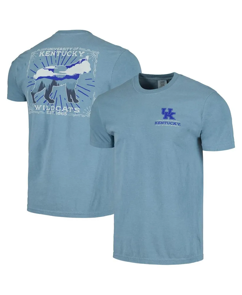 Men's Light Blue Kentucky Wildcats State Scenery Comfort Colors T-shirt