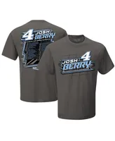 Men's Stewart-Haas Racing Team Collection Charcoal Josh Berry 2024 Nascar Cup Series Schedule T-shirt