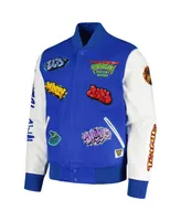 Men's Freeze Max Royal Teenage Mutant Ninja Turtles Turtle Power Varsity Full-Snap Jacket