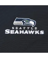 Men's Dunbrooke Navy Seattle Seahawks Circle Softshell Fleece Full-Zip Jacket