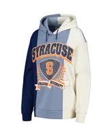 Women's Gameday Couture Navy Syracuse Orange Hall of Fame Colorblock Pullover Hoodie