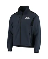 Men's Dunbrooke Navy Seattle Seahawks Circle Softshell Fleece Full-Zip Jacket