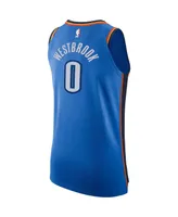 Men's Nike Russell Westbrook Blue Oklahoma City Thunder Authentic Player Jersey - Icon Edition