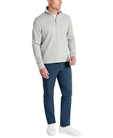 Kenneth Cole Men's Stretch Textured-Knit Quarter-Zip Performance Sweatshirt