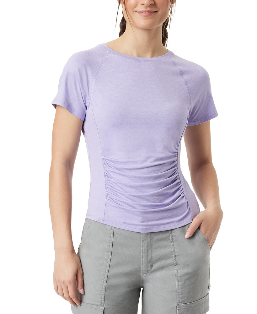 Bass Outdoor Women's Ruched Raglan-Sleeve Fashion Tee