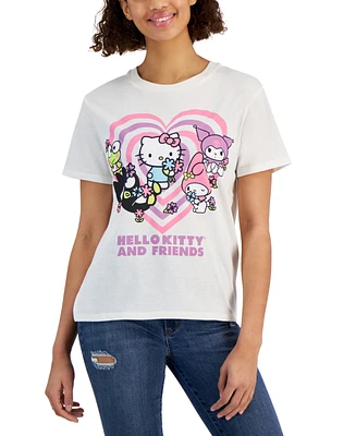 Love Tribe Juniors' Hello Kitty & Friends Graphic-Print Tee