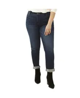 Molly & Isadora Plus Size Acela Boyfriend Jean