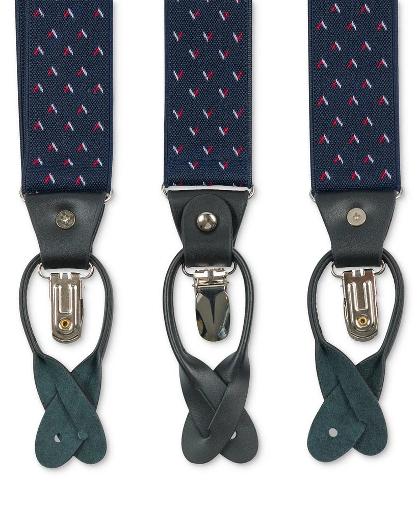 ConStruct Men's Geometric Print Suspenders