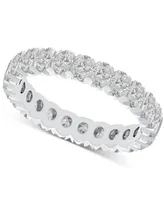 Diamond Oval-Cut Eternity Band (2 ct. t.w.) 14k Gold (Also Platinum)