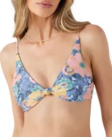 O'Neill Women's Jadia Pismo Floral-Print Bikini Top