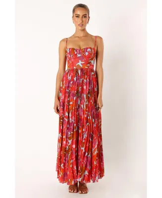 Achanti Pleated Maxi Women's Dress