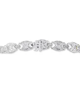 Diamond Pave Link Bracelet (3 ct. t.w.) in 10k Two-Tone Gold