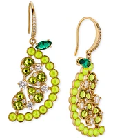 Ajoa by Nadri 18k Gold-Plated Mixed Stone Lemon Drop Earrings