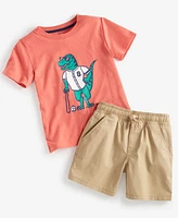 Epic Threads Little Boys Varsity Dino Graphic T-Shirt, Created for Macy's