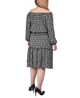 Ny Collection Plus Size Long Sleeve Dress