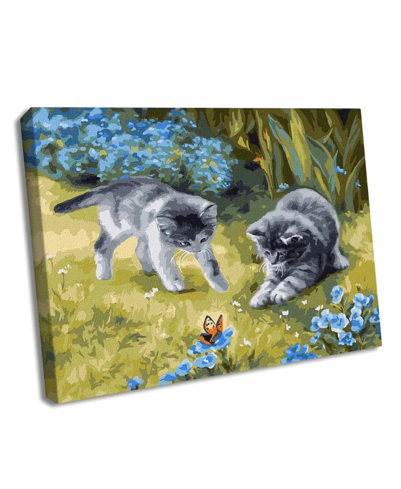 Painting by Numbers kit Cats in the garden - Assorted Pre