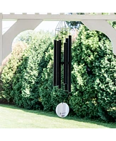 Nature's Melody Aureole Tunes Wind Chimes - 6-Tube Outdoor Windchime, B Pentatonic Scale 28 Inch