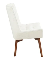 Office Star 33.5" Wood, Fabric Shelly Tufted Chair