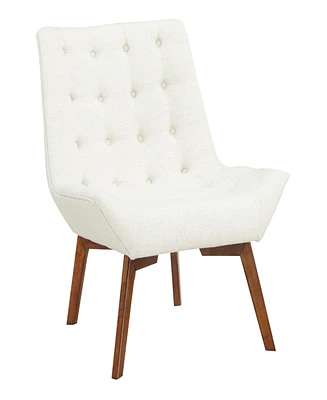 Office Star 33.5" Wood, Fabric Shelly Tufted Chair