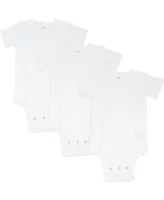 Cozeeme Baby Boys 3 Pack Cuddly Short Sleeve Bodysuits